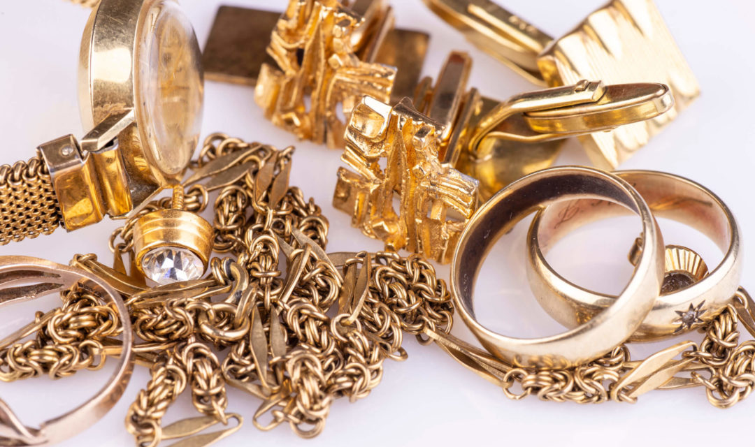 A,Collection,Of,Old,Gold,Jewelery,For,Precious,Metal,Recycling