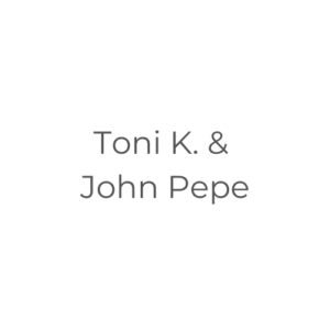 Toni K and John Pepe