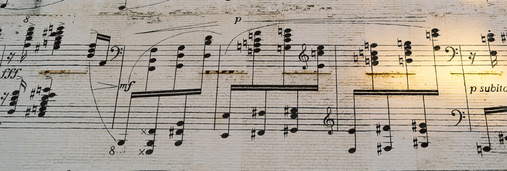 music-notation-wall