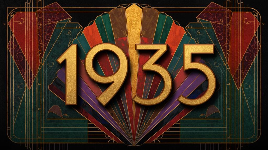 art deco image of number 1935 (1)